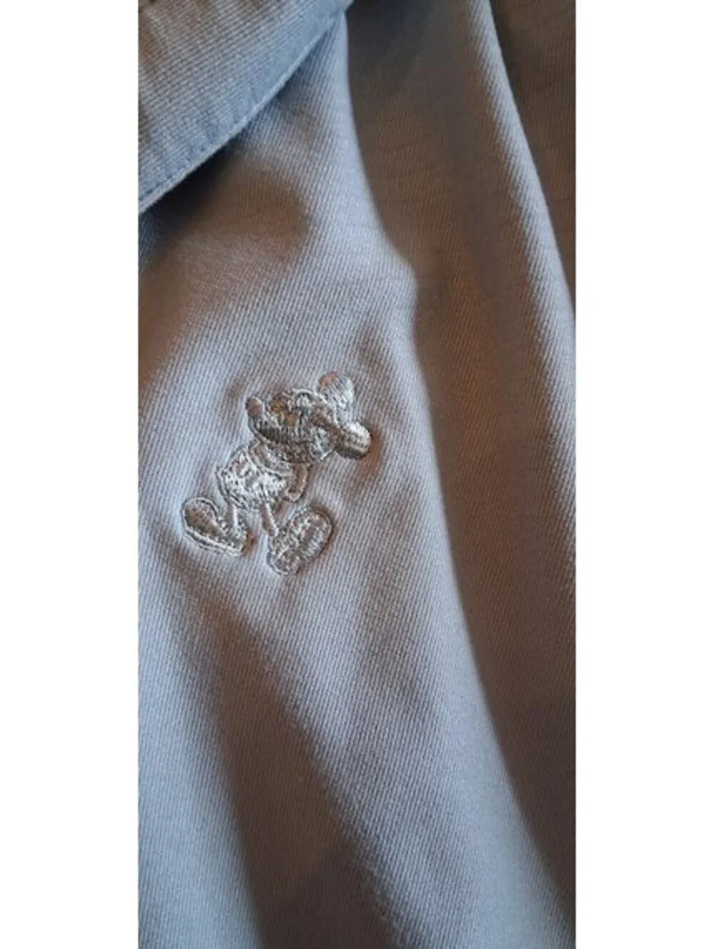 Nike Golf Tour Performance Dri-FIT Polo Shirt XL Light Gray, Mickey Left Chest